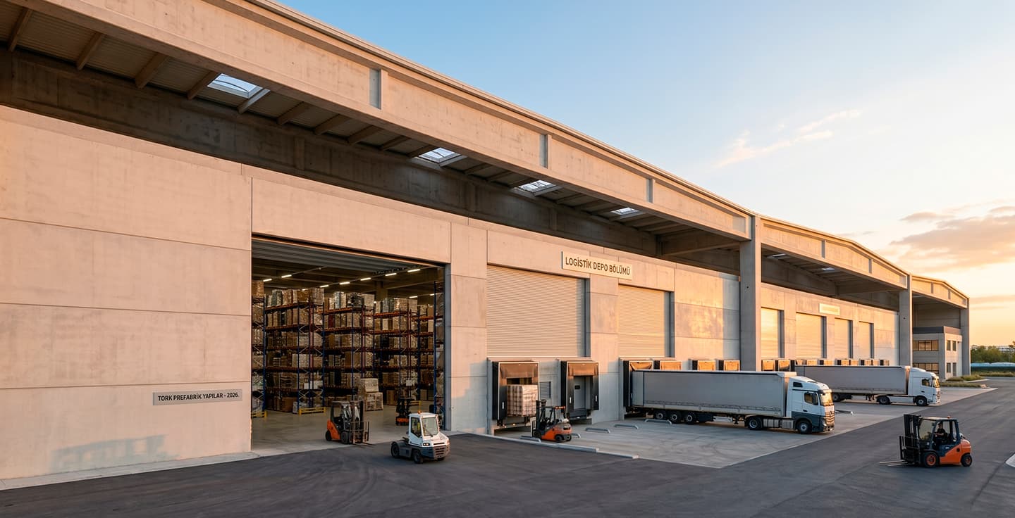 Tork Beton Prefabrik Depo ve Hangar Projeleri